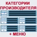 Коллекции, Серии, Линейки брендов, Могдельные ряды + Меню