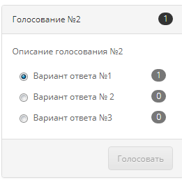 OpenCart_Poll - Система голосований