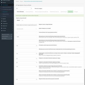 Бонусные баллы (расширение функционала)