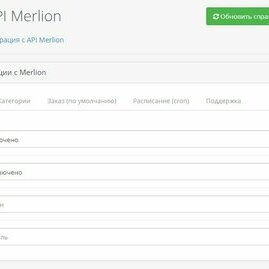 Интеграция с API Merlion