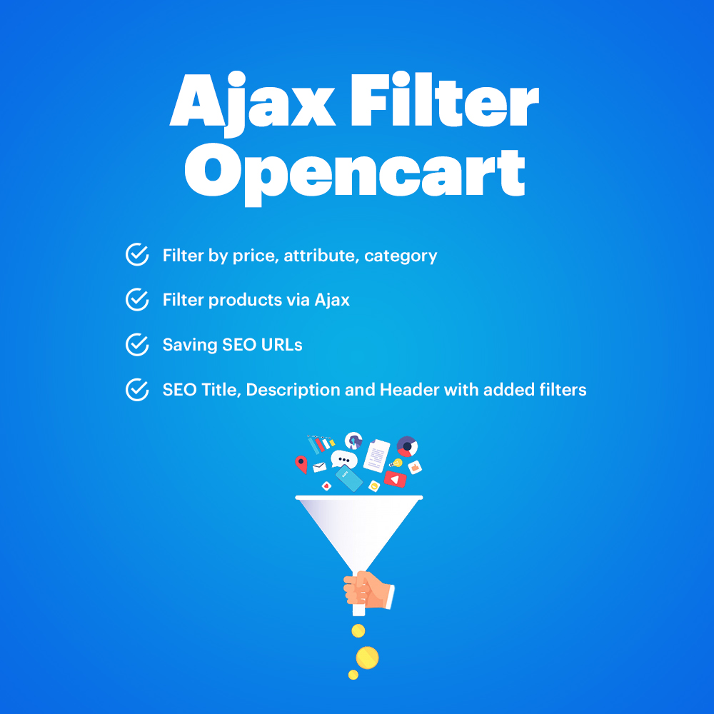 Ajax Filter with Seo Link (Ajax Фильтр с Seo страницами)