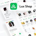 More information about "Luxshop - адаптивный универсальный шаблон + Быстрый Сирт"